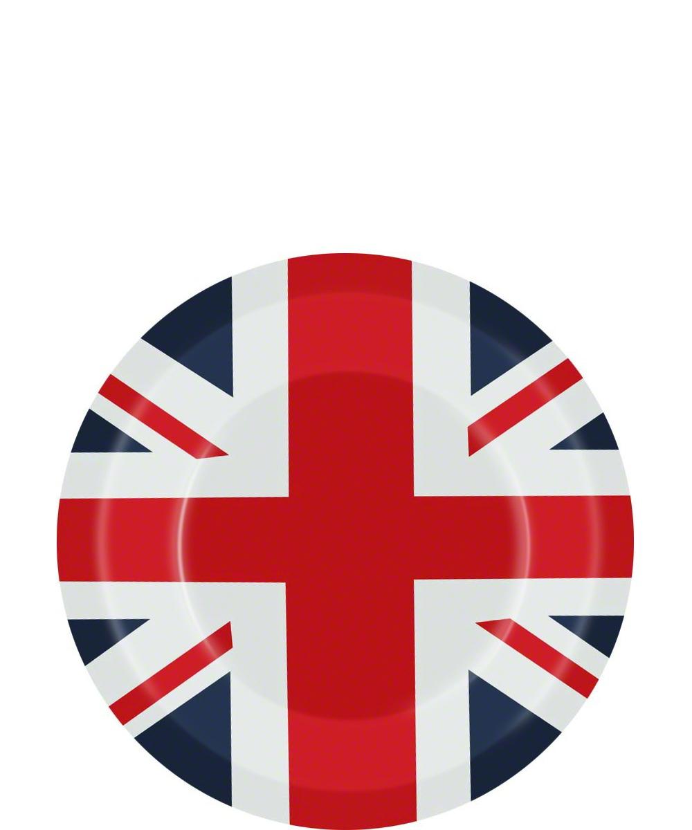 Union Jack Flag Party Plates Party Platinum Jubilee Mega Fancy Dress